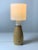 Scandinavian Space Age Teak and Opaline Table Lamp For Sale - Image 6 of 12
