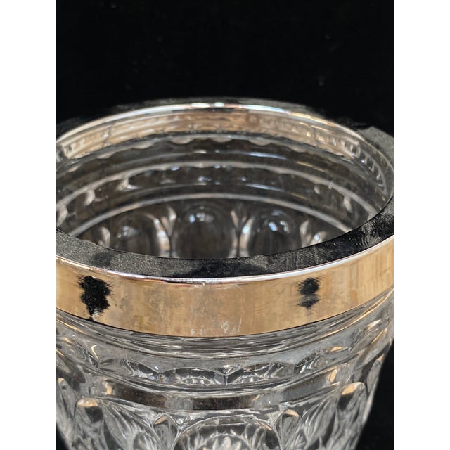1960s Vintage French Crystal Ice Bucket, 1960 For Sale - Image 5 of 9