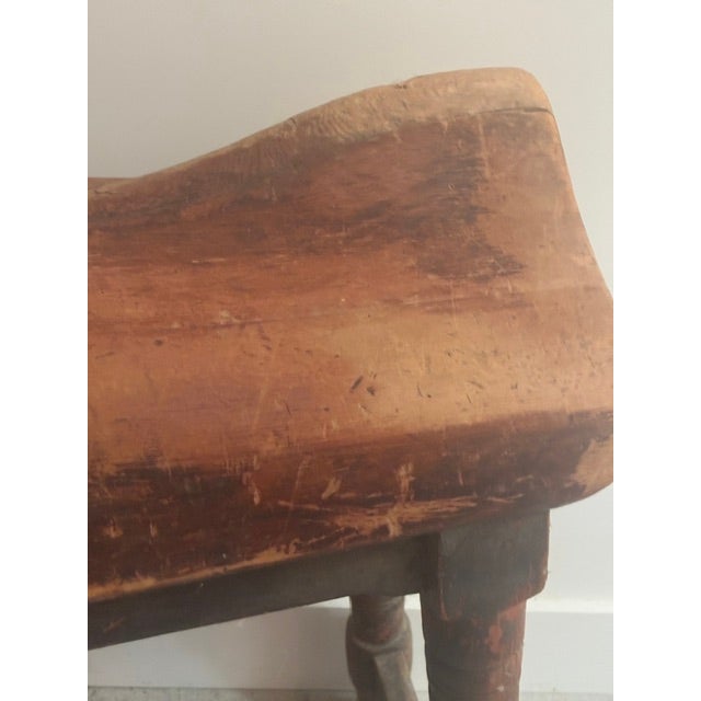 Vintage Saddle Stand For Sale In New York - Image 6 of 6