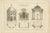 Le Rouge, Various Garden Temples, 1785, Paper For Sale