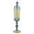 Murano, Italy. Large lidded vase made of blue and smoky art glass. Mouth-blown glass. Circa 1930. In excellent condition...