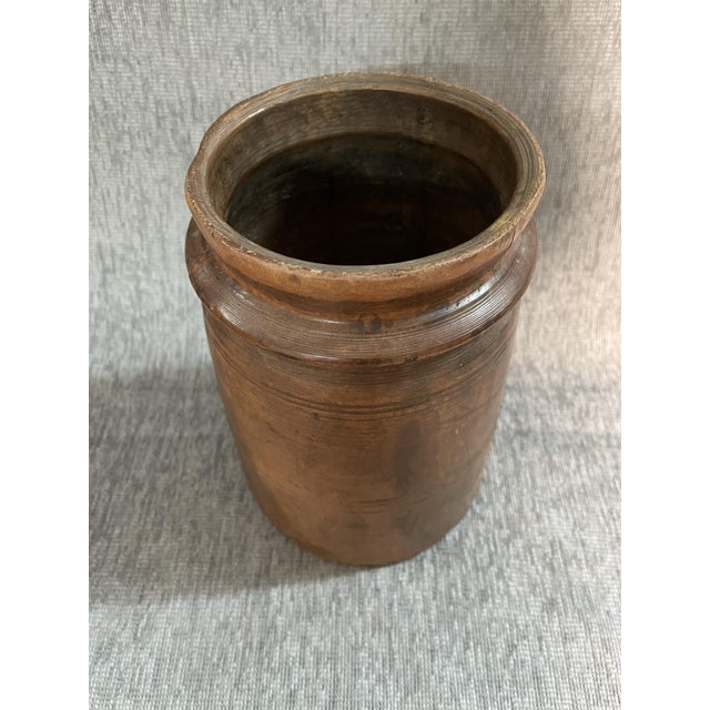 Wood Himachal Pot, 1950s For Sale - Image 6 of 8