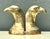 Brass Vintage Polished Brass Eagle Head Bookends - A Pair For Sale - Image 8 of 12