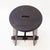 Vintage Black-Stained Wooden Tripod Stool with Tenon Joints For Sale - Image 11 of 13