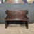 Antique Oak English Church Pew Bench With Low Carved Arms For Sale In Atlanta - Image 6 of 13