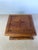 Vintage Hand-Carved Wood Folk Art Lidded Box With Star Motif For Sale In Seattle - Image 6 of 12