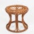 Mid-Century Italian Modern Rattan & Bamboo Round Stool, 1960s For Sale - Image 17 of 18