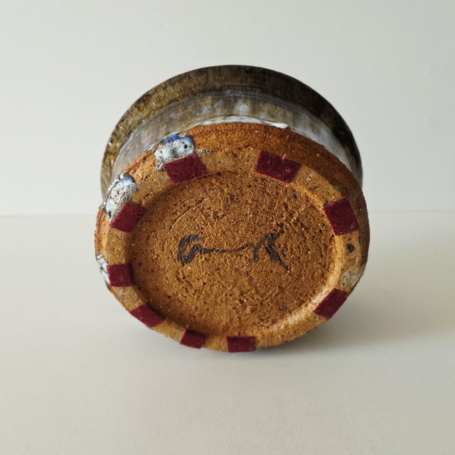 Brown Ceramic Bowl from Arne Mathias Ranslet, Denmark, 1960s For Sale - Image 8 of 16