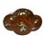 Antique Chinese Begonia-Shaped Black Lacquer Trinket Box with Hardstone Inlay, Circa 1920s An authentic early 20th-century...