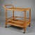 Mid-Century Modern Vintage Handcrafted and Bar Cart in Bamboo E Rattan, 1960s For Sale - Image 3 of 9
