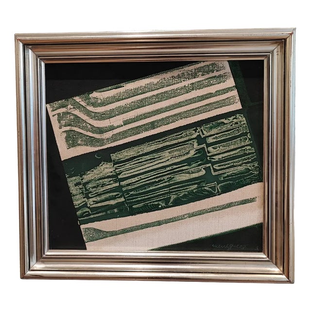 Franco Meneguzzo, Gutenberg et l'invention de l'imprimerie, 1968, Oil on Canvas, Framed For Sale