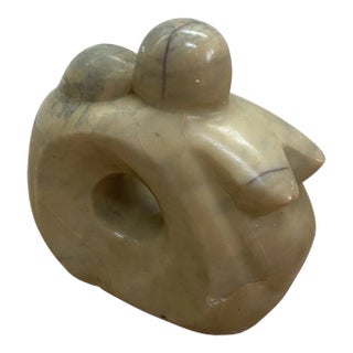 Vintage Mid Century Abstract Marble Figurative Object For Sale