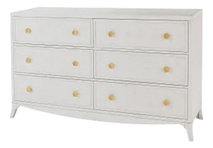 Classic White Double Dresser