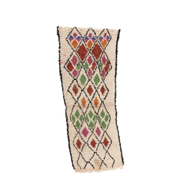 Moroccan Vintage Azilal Rug - 2'4" X 5'8" Ft For Sale In Cleveland - Image 6 of 6