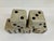 1960s Vintage Oversized Wooden Dice- Set of 6 For Sale - Image 4 of 5