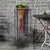 Contemporary Bronze Euler Drop Vase with Black Iron Stand- Extra Large For Sale - Image 3 of 11