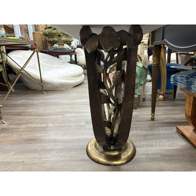 1930s Italian Art Deco Bronze Console Table For Sale - Image 16 of 18