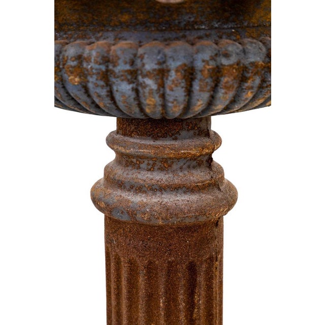 Tall Cast Iron Garden Planters, Set of 2 For Sale - Image 9 of 14
