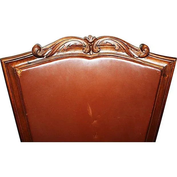 French Walnut Side Chairs - A Pair For Sale - Image 4 of 13