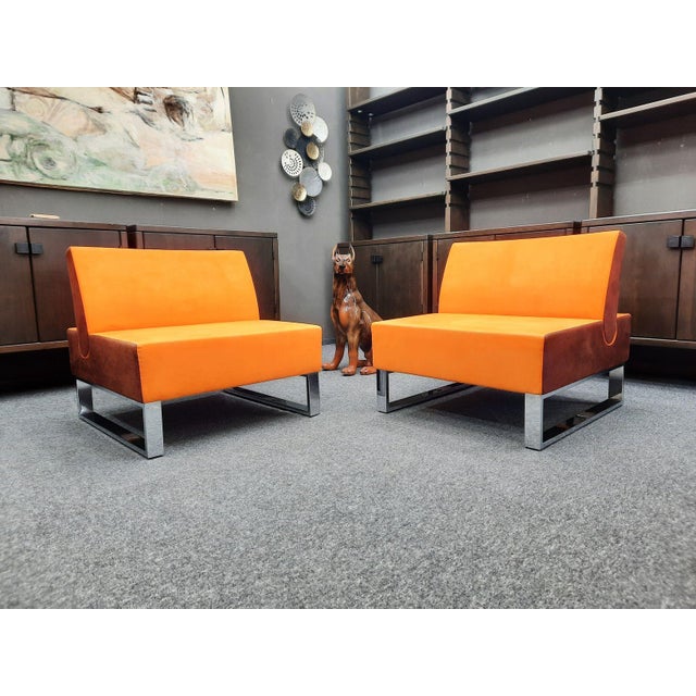 Mid-Century Modern Space Age Lounge Chairs by Martin Stoll, Germany, 2000s, Set of 2 For Sale - Image 3 of 17
