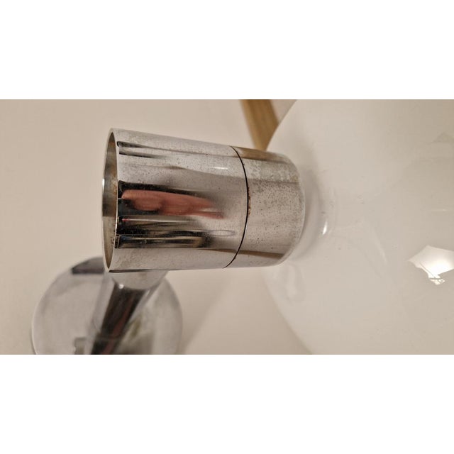 Wall Lamps with Spherical Opal Glass Diffusers by Franco Albini for Sirrah, 1970s, Set of 2 For Sale - Image 9 of 16