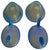 Indiana Glass Company 1970s A Pair of Indiana Glass Cornflower Blue Hen on a Nest Covered Dishes For Sale - Image 4 of 12
