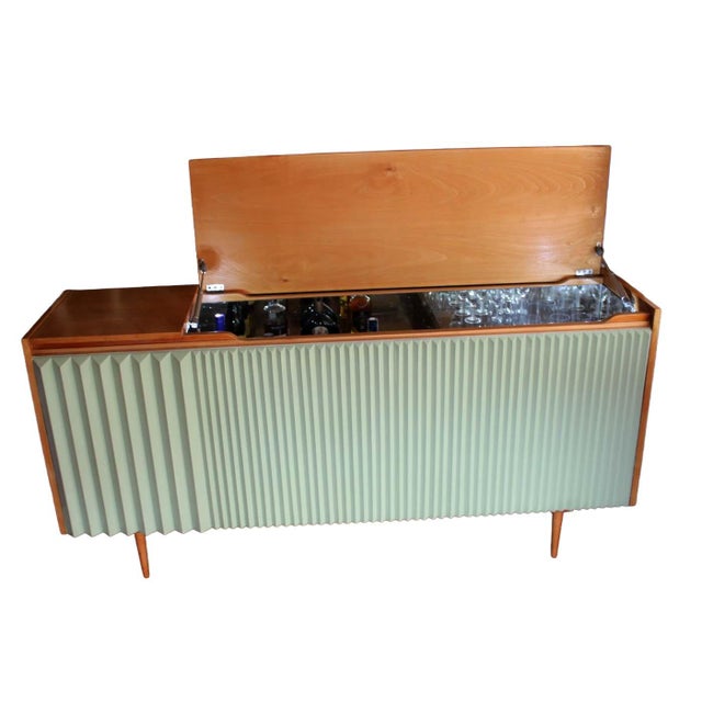 Brown Vintage Liquor Cabinet, 1970s For Sale - Image 8 of 8