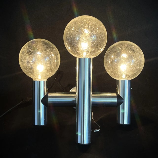 Metal Aluminium Wall Lamps by JT Kalmar, 1970s, Set of 2 For Sale - Image 7 of 11