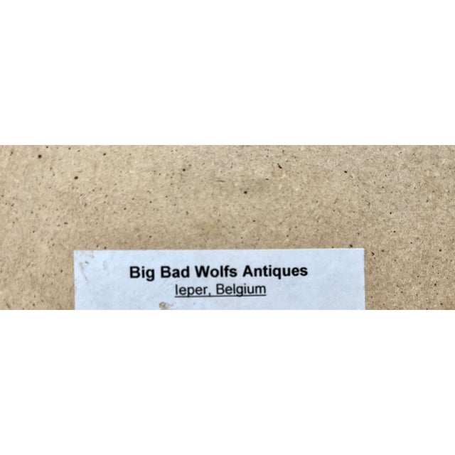 Vintage Belgian Rococo Style Gilded Mirror For Sale - Image 10 of 10