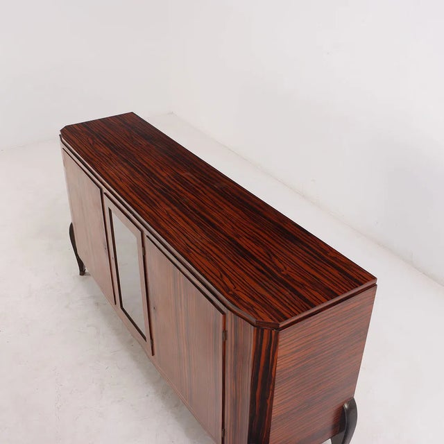 Wood French Macassar Ebony Art Deco Sideboard, C. 1930 For Sale - Image 7 of 10