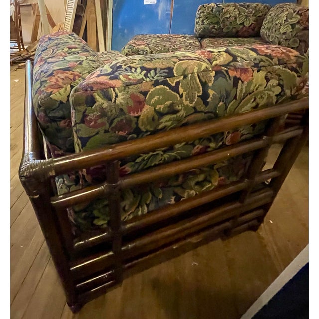 Mid 20th Century Ficks Reed Bamboo Rattan Modular Sectional Corner Chairs Chaise Couch Set For Sale - Image 9 of 12