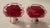 Reverse carved red rose incased in lucite with set screws. This pair are quite realistic and prominent. Add character to a...