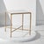 Introducing the Jessa forged metal square end table, a stunning blend of sophistication and style. Featuring a harmonious...