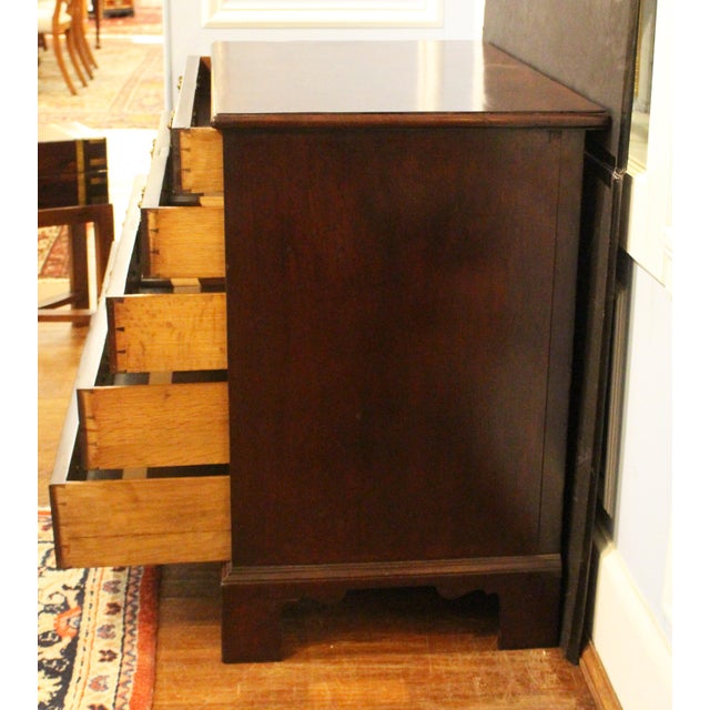 Circa 1760 English George III Period 5-Drawer Chest of Drawers For Sale - Image 4 of 13