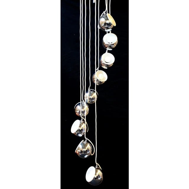 Vintage Italian Chandelier from Reggiani, 1970s For Sale - Image 12 of 12