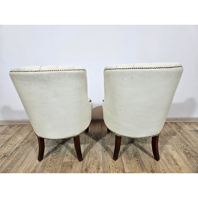 Chesterfield Armchairs, England, 1960s, Set of 2 For Sale - Image 14 of 16