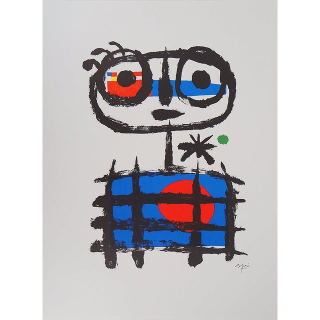 Joan Miro, Imaginary Boy, Signed Lithograph For Sale