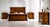 Rustic 17th Century Italian Reproduction Eastern King Bed With Burl Inlay For Sale - Image 3 of 3