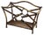 Magazine Rack in the Style of Jacques Adnet, Mid 20th Century For Sale