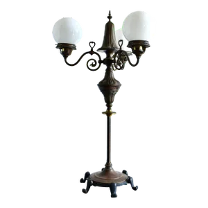 Turn of the Century Gas Buffet Lamp