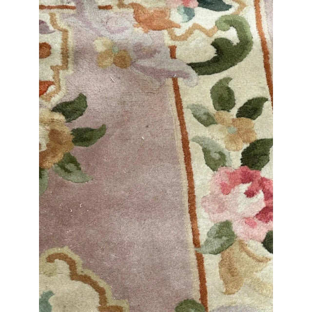 Vintage Chinese Art Deco Rug, 1980s For Sale - Image 10 of 13