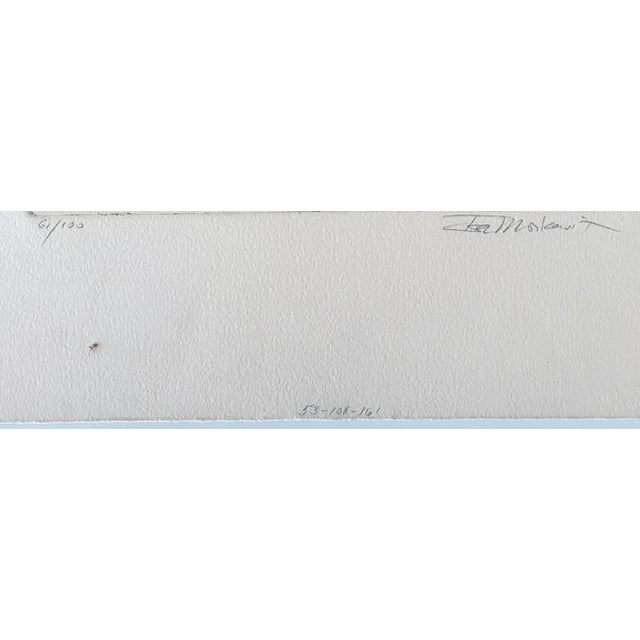 Ira Moskowitz, Judaica interior scene etching with hand coloring For Sale In Miami - Image 6 of 8