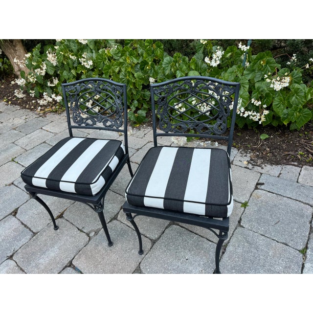 Brown Jordan side chairs in the Elegance pattern. Good condition but could use a little love. I have the matching table...