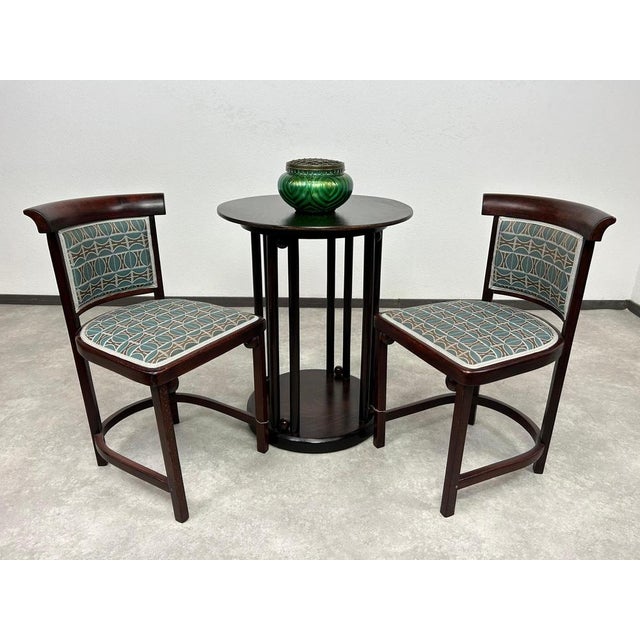 Black Art Nouveau Coffee Table by Josef Hoffmann for Cabaret Fledermaus, 1890s For Sale - Image 8 of 10