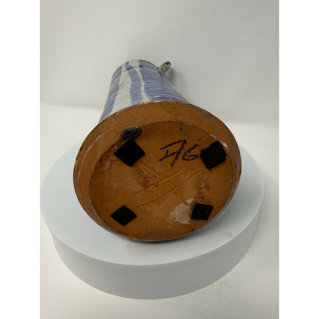 20th Century Scandinavian Style Pottery Vessel (Still Bank) With Horse Head For Sale - Image 11 of 12