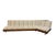 Mid-Century Modern Adrian Pearsall Walnut Boomerang Storage Sofa For Sale