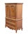 DREXEL HERITAGE Brittany Collection Solid Pecan Country French Style 41" Door Chest w. Floral Accents 202-420 61" High 41"...