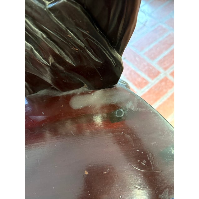 20th Century Asian Carved Monkey Arm Chair For Sale - Image 10 of 11