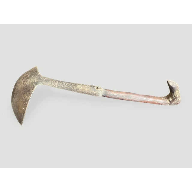Tribal Antique Hand Antique Wooden Ladle For Sale - Image 3 of 5