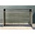 Silver Vintage Wood Grain Metal Console Table For Sale - Image 8 of 12